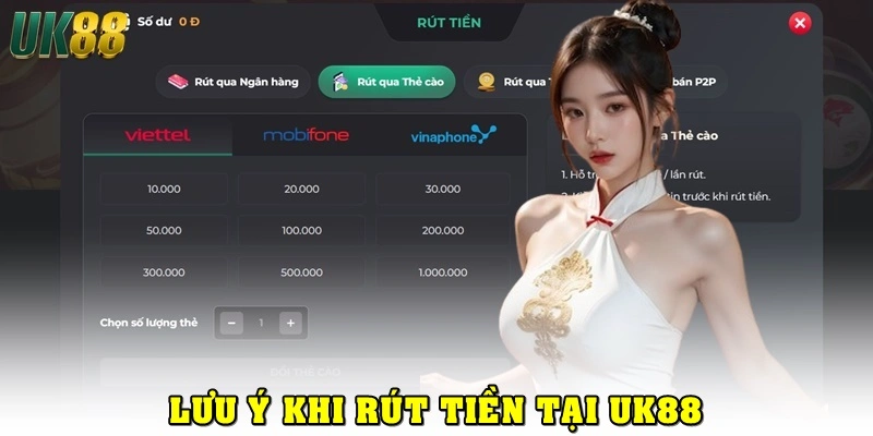 Hướng Dẫn Rút Tiền UK88 An Toàn, Tiện Lợi, Không Mất Phí