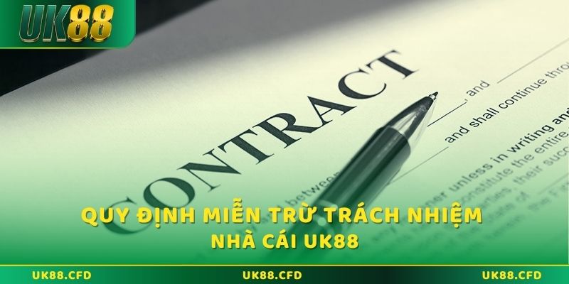 Miễn trừ trách nhiệm